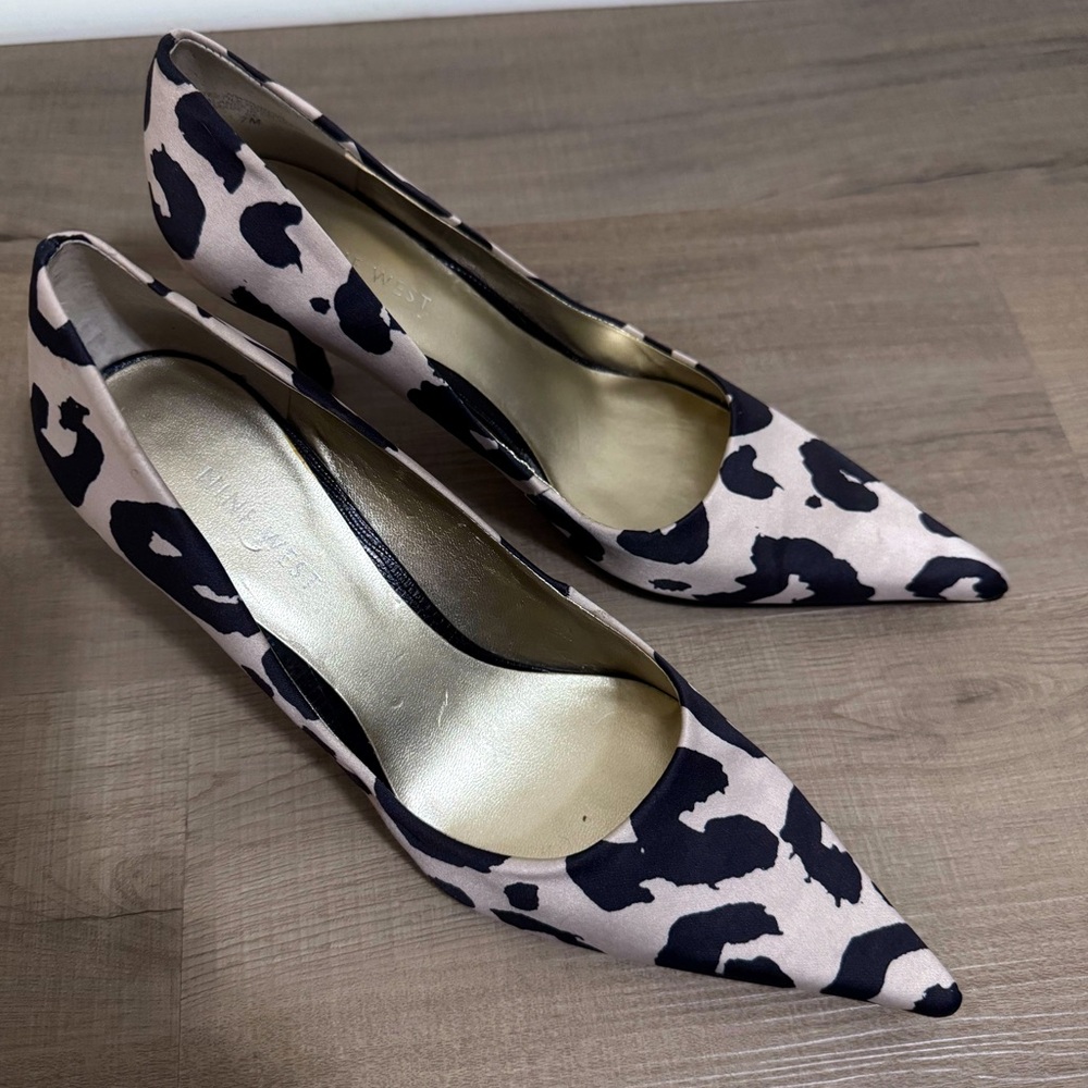 NWOT Classic Nine West Women's Leopard Print Heels